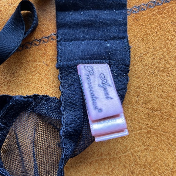 Sheer Plunge Underwired Bra - Picture 4 of 5